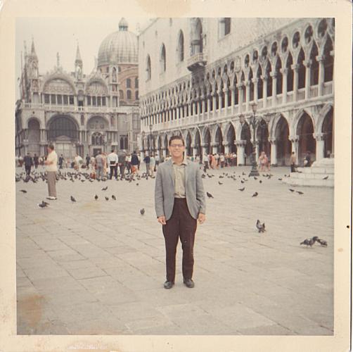 lou in italy in army